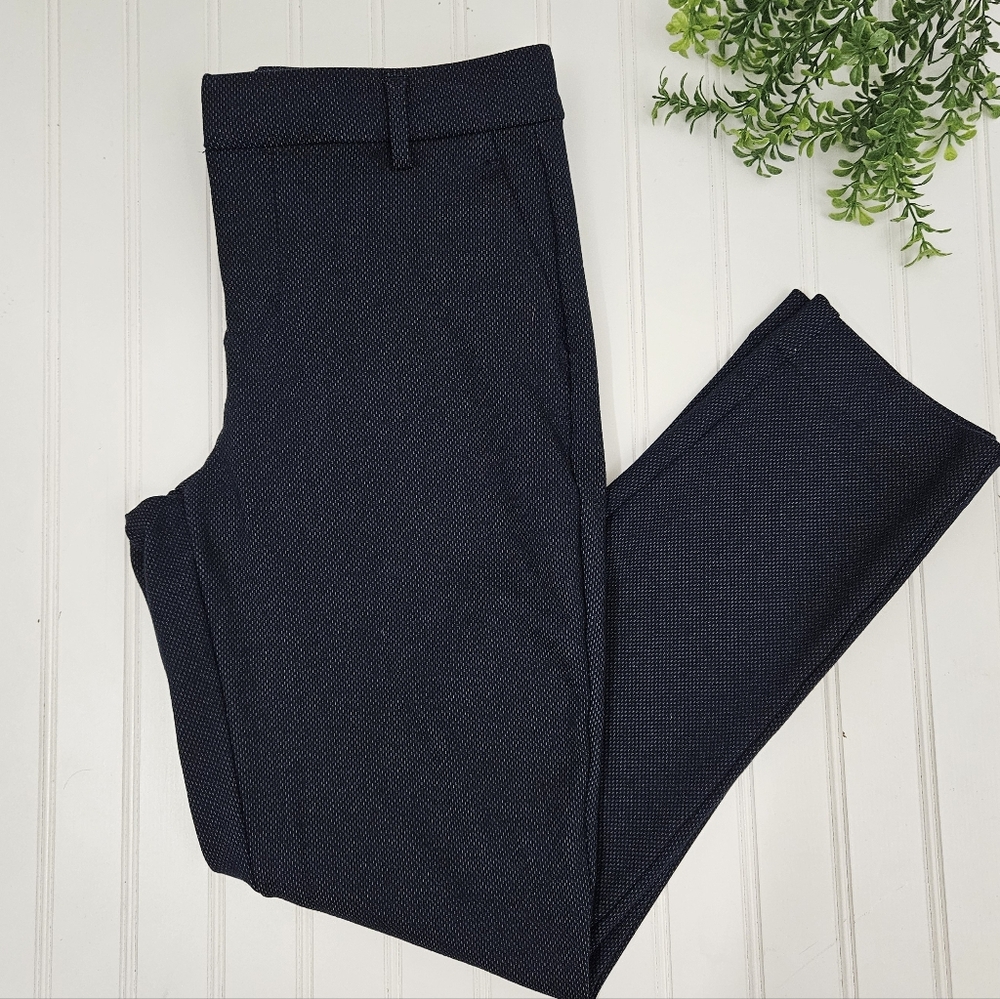 Liverpool Kelsey Trousers Navy Ankle size 6 Stretch Work Attire Career Wear